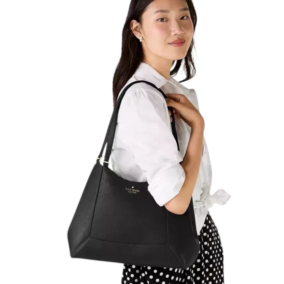 Kate Spade Lena Triple‎ Compartment Shoulder Bag Purse - Picture 1 of 16
